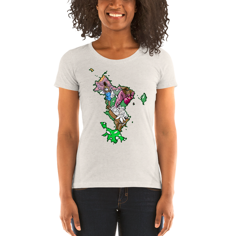 T-shirt Femme Bouéni Mawa pour Rose